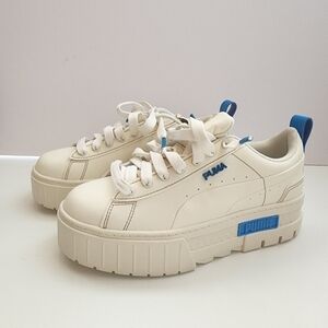 NWOB Puma Cream Blue Mayze Infuse Women's Sneakers Size 7